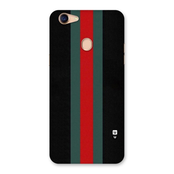 Basic Colored Stripes Back Case for Oppo F5 Youth